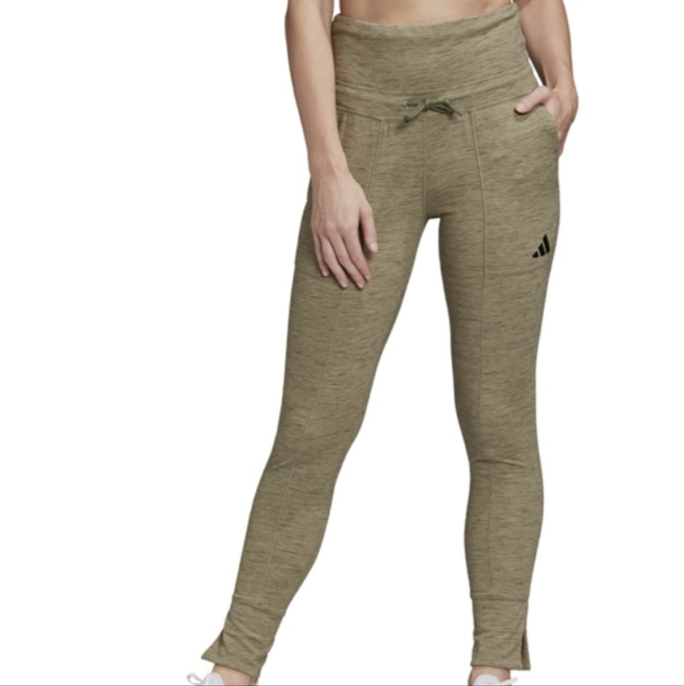 Adidas Green Strerch Workout Jogging Pants